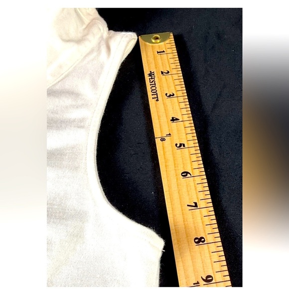 Anthropologie Womens White Sz Small Biloxi Tie Front Top Button Up New With Tags - Picture 9 of 9